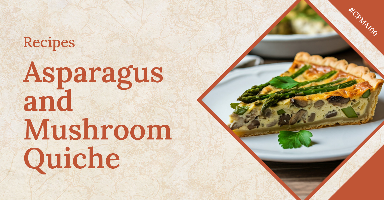 Asparagus and Mushroom Quiche Recipe