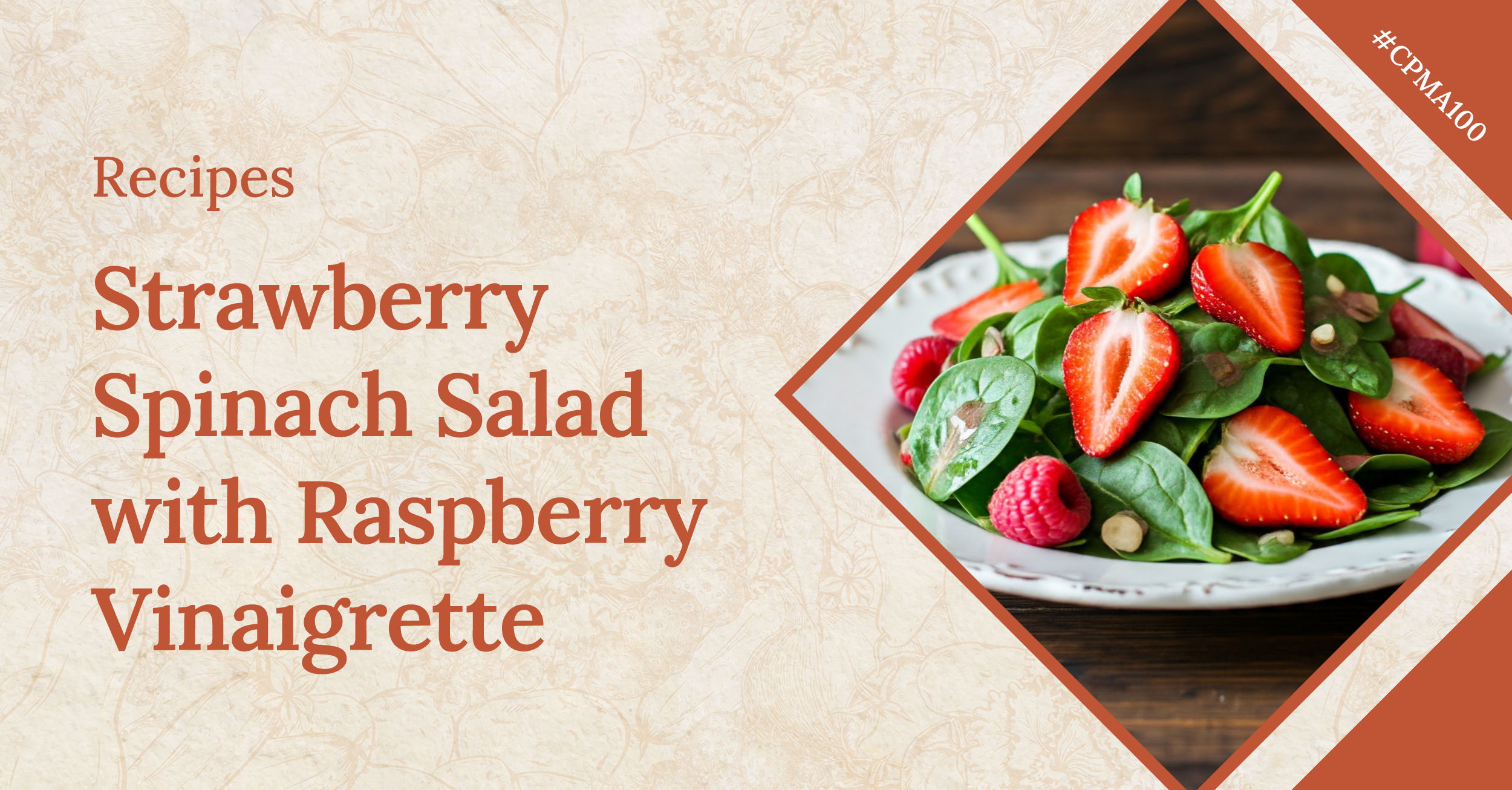 Strawberry Spinach Salad with Raspberry Vinaigrette Recipe