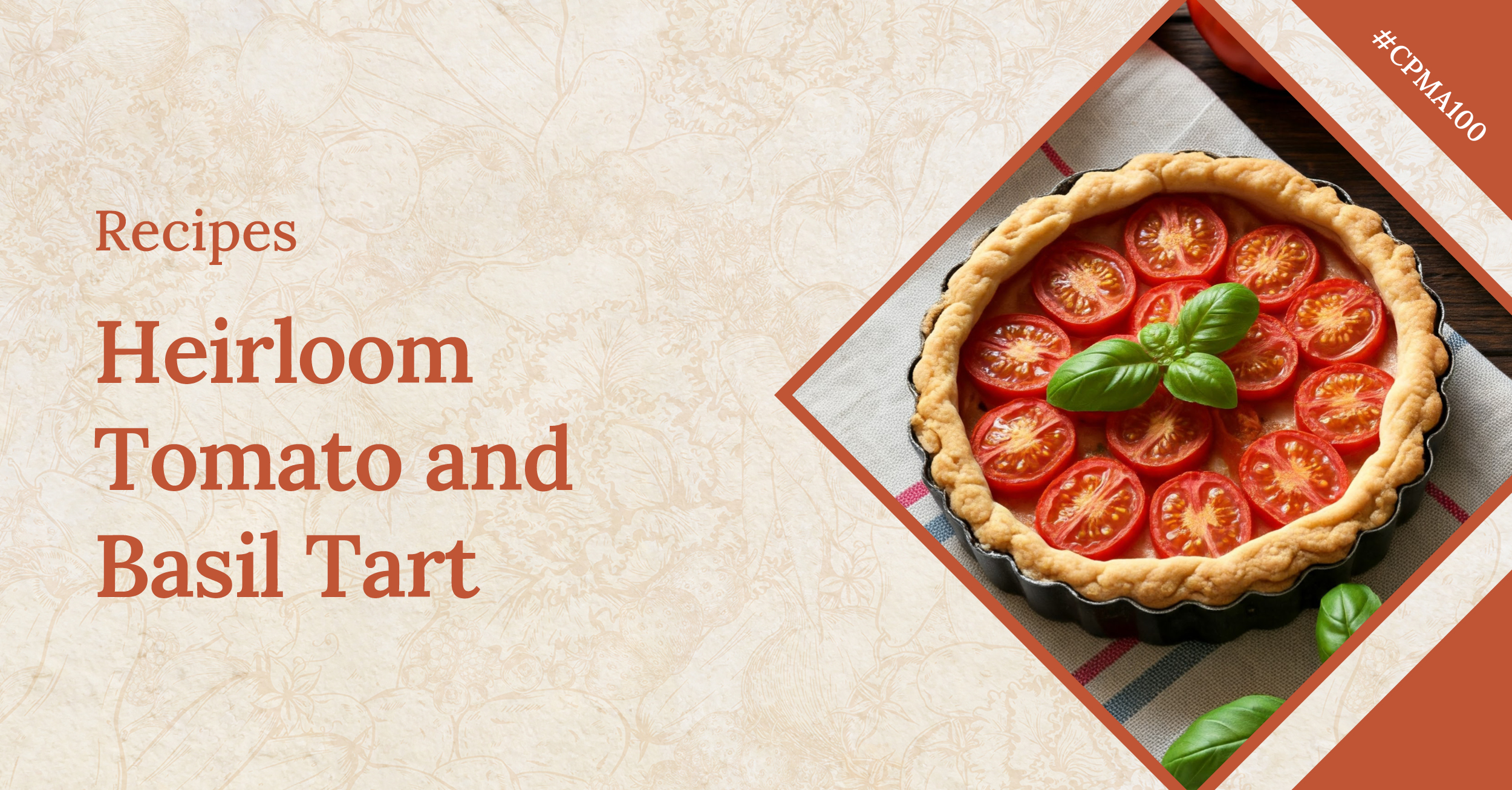 Heirloom Tomato and Basil Tart Recipe